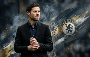 Xabi Alonso, Chelsea. (Foto by Gemini AI)