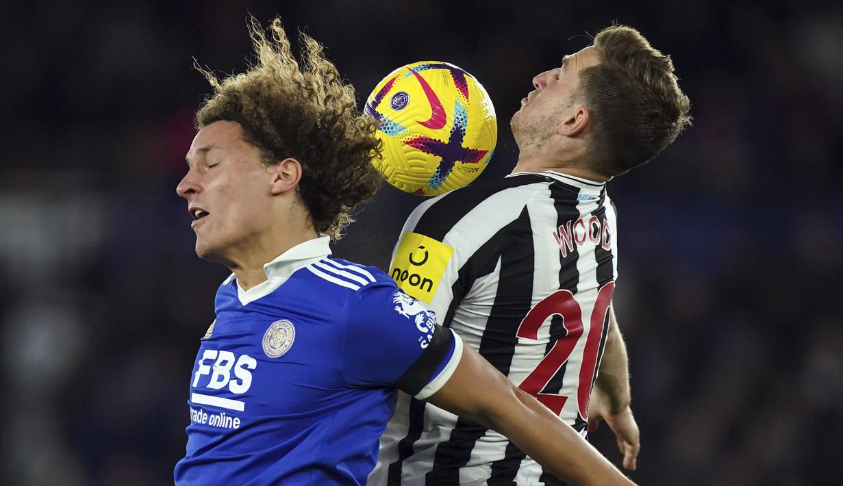 Klub berjuluk The Magpies tampil menggila di Stadion King Power markas Leicester. (Mike Egerton/PA via AP)
