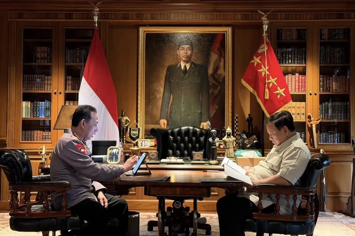 Presiden Prabowo Subianto memanggil Kapolri Jenderal Polisi Listyo Sigit Prabowo