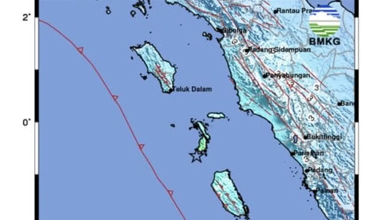 Gempa guncang Nias