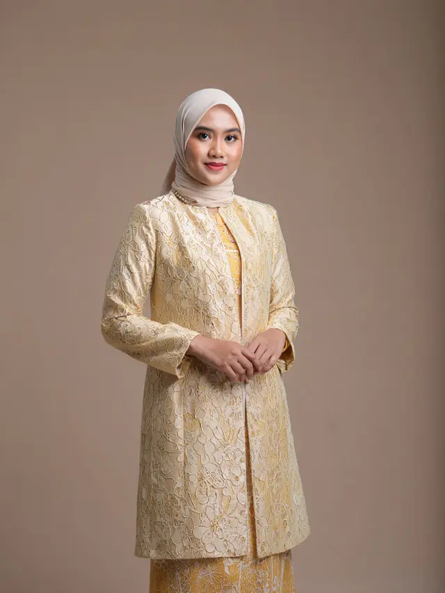 Gamis Brokat Blazer Pesta