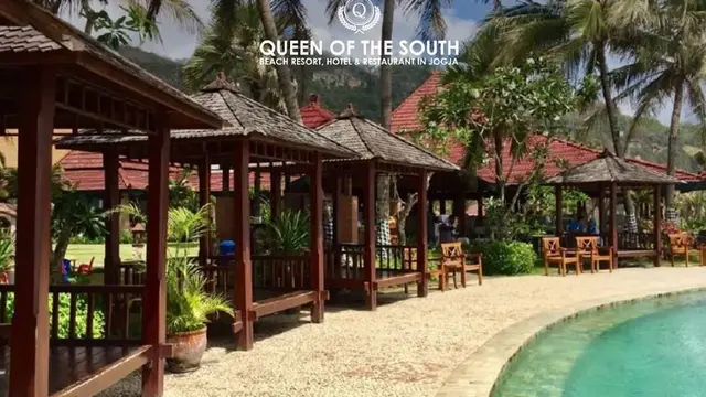 ilustrasi rekomendasi villa di Yogyakarta cocok untuk staycation bersama keluarga untuk menghilangkan penat/instagram: queenofthesouth_resort