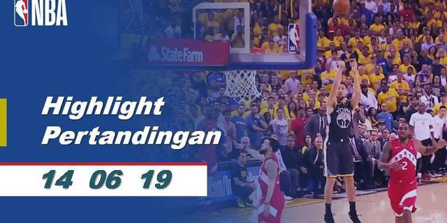 VIDEO: Melihat Kembali Serunya Game 6 Final NBA 2019, Raptors 114 Vs Warriors 110