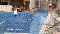 7 Potret Kolam Renang Rumah Ria Ricis Sedalam 5 Meter, Bakal Dipakai Mermaid