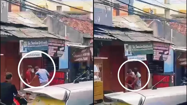 Tangkapan layar video viral bang jago di Lampung, ditegur lawan arah malah tikam pengendara lain. (Liputan6.com/Istimewa).
