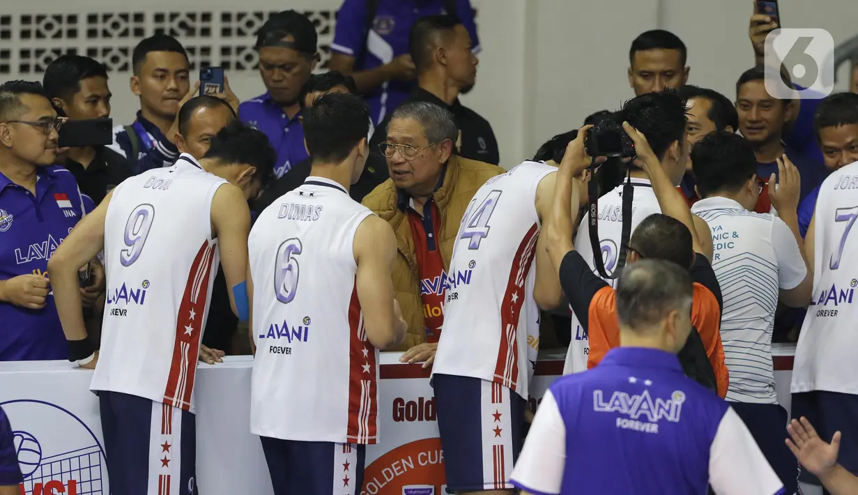 Saat itu, Dio Zulfikri cs kalah 2-3 (20-25, 27-25, 25-20, 16-25, 12-15). (Liputan6.com/Helmi Fithriansyah)