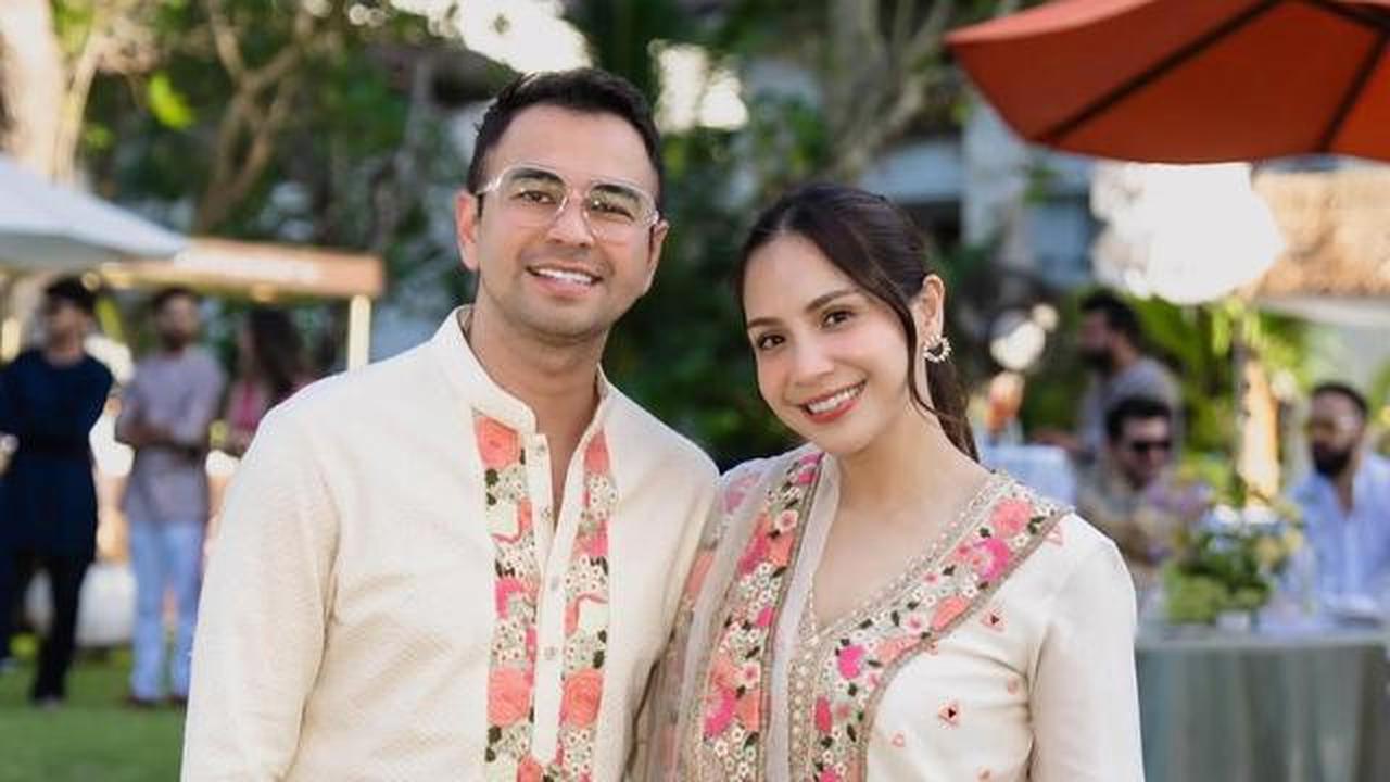 Anggun dalam Balutan Gaya India, Nagita Slavina Tampil Glamor di Acara Kondangan