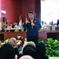 Kepala BNPT RI Komjen Pol Mohammed Rycko Amelza Dahniel menghadiri acara Pembekalan Mahasiswa KKN Reguler Universitas Islam Negeri (UIN) Alauddin Makassar Angkatan ke-74 Tahun 2024 di Kampus UIN Alauddin Makassar. (Ist)