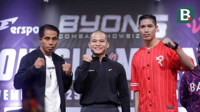 Foto: Petarung Malaysia Pasang Misi Balas Dendam dengan Petarung Indonesia di Byon Combat Showbiz Vol. 6