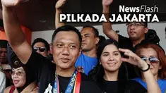 Annisa Pohan yang selalu menemani Agus Yudhoyono saat blusukan ternyata menjadi daya tarik tersendiri