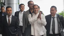 Nadiem Makarim kembali memenuhi panggilan pemeriksaan Kejaksaan Agung (Kejagung). (merdeka.com/Arie Basuki)