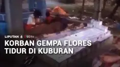Ratusan korban gempa di Kabupaten Manggarai Timur, Nusa Tenggara Timur, masih belum tersentuh bantuan. Sebagian korban gempa terpaksa mengungsi ke area kuburan, karena dirasa lebih aman jika terjadi gempa susulan.