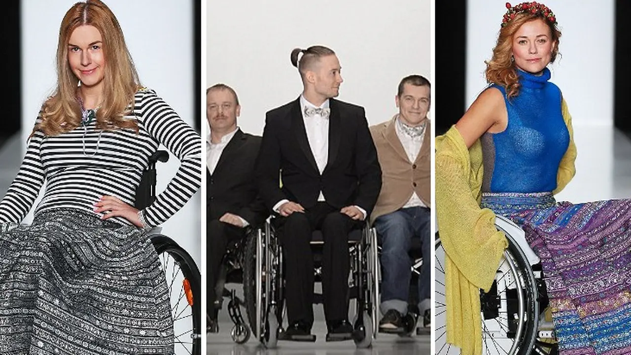 Disable Model Russia Fashion Week 2014 1