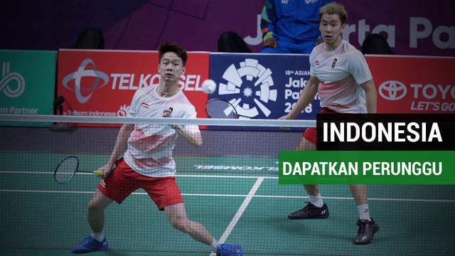 Bulutangkis beregu putra Indonesia hanya mendapatkan medali perak pada Asian Games 2018 usai takluk oleh China dengan skor akhir 1-3.