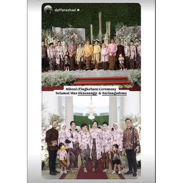 6 Potret Erina Gudono di Tasyakuran 7 Bulan Kehamilan,