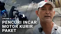 Pencuri Incar Motor Kurir Paket