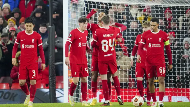Foto: Aksi Cody Gakpo saat Borong 2 Gol, Liverpool Lolos ke Babak 16 Besar Liga Europa