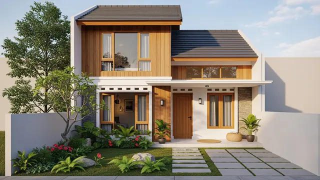Desain Rumah Kecil 5x9 dengan Ruang Multifungsi untuk Pasangan Kerja