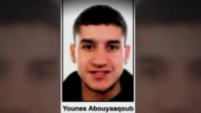 Younes Abouyaaqoub, pria yang diidentifikasi sebagai salah satu pelaku teror Barcelona. (AFP)