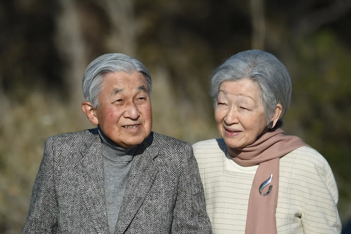 Kaisar Jepang Akihito dan Permaisuri Michiko