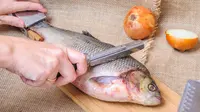 Tips membersihkan sisik ikan./Copyright shutterstock.com