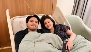 Potret Aaliyah Massaid Melahirkan Anak Pertama (Sumber: IG/thariqhalilintar)