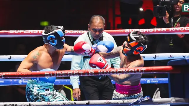 Potret Onadio Leonardo Tanding Tinju Lawan Bobby Saputra