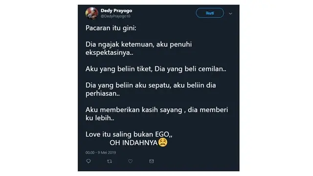 Gaya Pacaran yang Benar Ala Netizen Ini Bikin Senyum-senyum Kecut