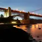 Jembatan Golden Gate menghubungkan San Fransisco dengan Marin County, California (AP Photo/Marcio Jose Sanchez)