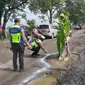 Jalanan Berlubang Sumbang Anka Kecelakaan Tertinggi di Kabupaten Sukoharjo (Dewi Divianta/Liputan6.com)
