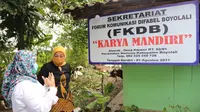 Menaker Ida Tinjau Kelompok Difabel Penerima Bantuan JPS TKM di Boyolali