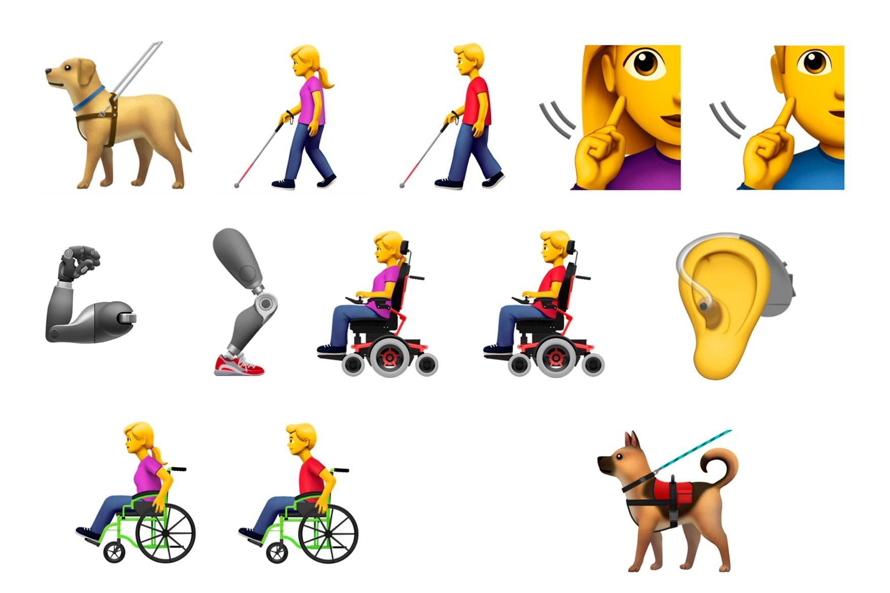 Apple Akan Rilis 13 Emoji Baru Yang Wakili Individu Dengan Disabilitas Lifestyle Fimela Com