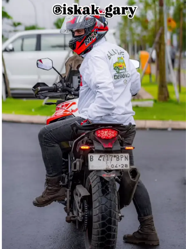 Potret Gary Iskak yang Memang Suka Motoran dan Touring (Foto: Dok. Gary Iskak)