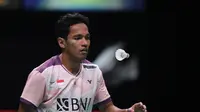 Pebulu tangkis tunggal putra Indonesia Chico Aura Dwi Wardoyo mengalahkan Nathan Tang dari Australia 21-7 dan 21-7 pada babak 64 besar Kejuaraan Dunia 2023&nbsp;di Royal Arena, Kopenhagen, Denmark, Senin (21/8) malam WIB. (foto: PBSI)