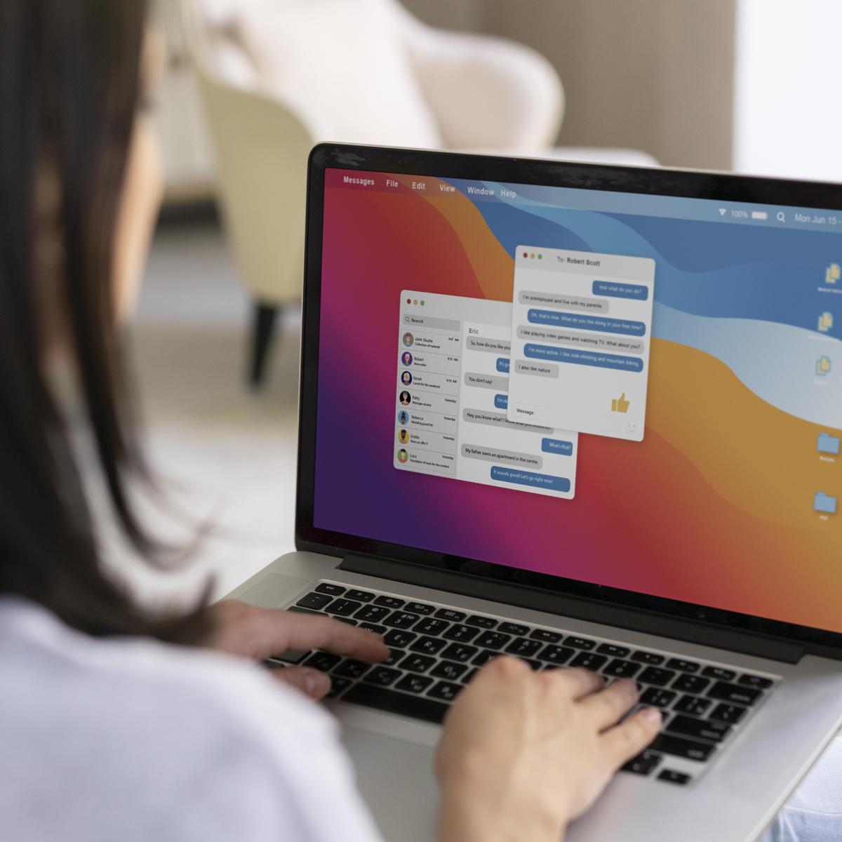 Ilustrasi laptop