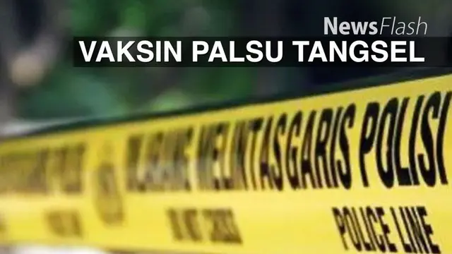 Pabrik vaksin palsu yang beroperasi di Tangerang Selatan digerebek polisi