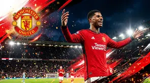 Ilustrasi Marcus Rashford, Manchester United. (Bola.com/AI)
