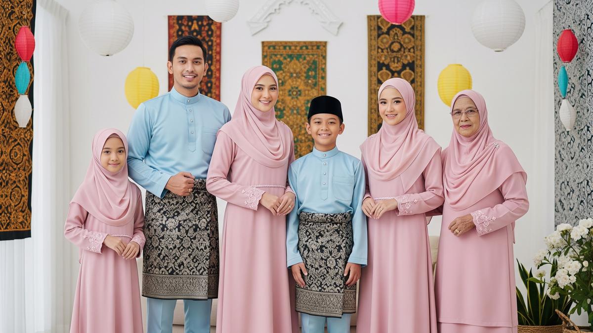 9 Model Gamis Couple Keluarga tapi Tetap Stylish dan Tidak Norak, Tampil Serasi