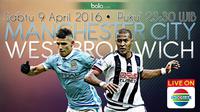 Manchester City vs West Bromwich Albion (Bola.com/Samsul Hadi)