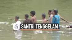 thumbnail santri tenggelam