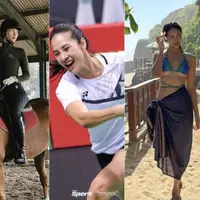 Gaya Anya Geraldine saat Olahraga