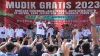 Lepas Mudik Gratis di Jakarta, Ganjar: Alhamdulillah Bisa Buat Warga Semringah