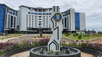 Gedung BSSN di Kelurahan/Kecamatan Bojongsari, Kota Depok. (Liputan6.com/Dicky Agung Prihanto)