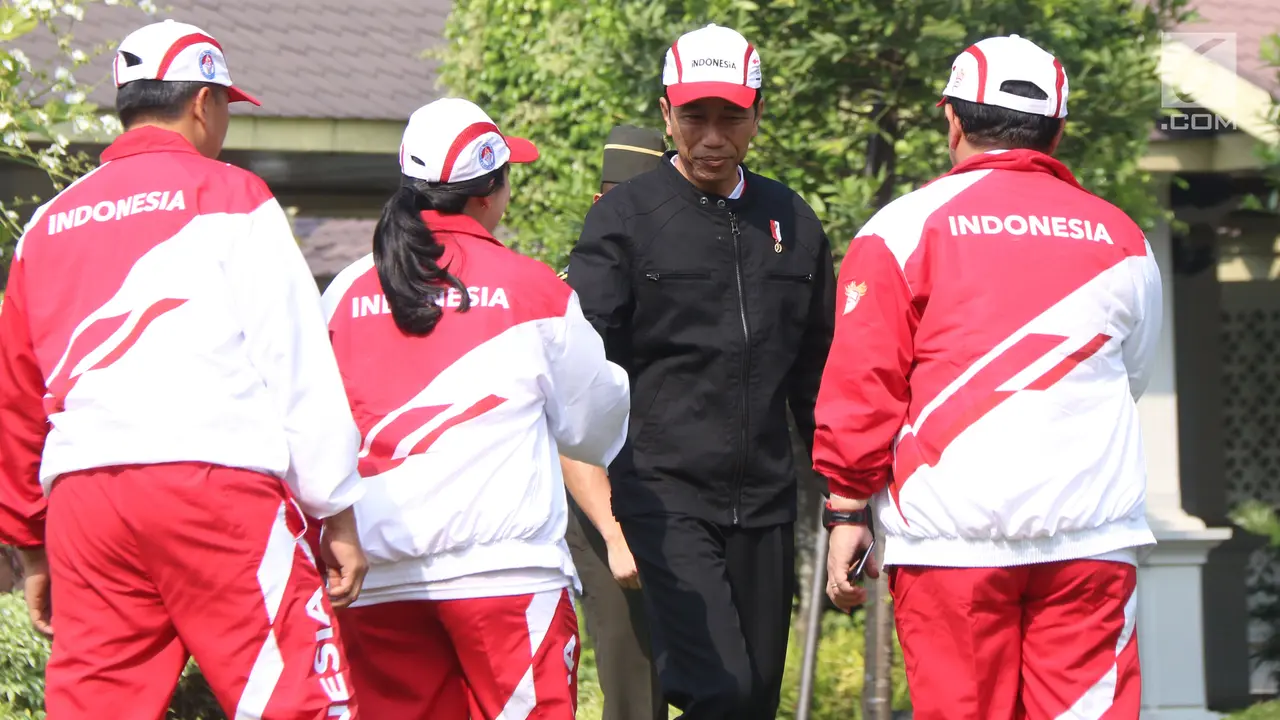Presiden Jokowi Lepas Kontingen Indonesia ke SEA Games 2017
