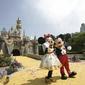 Disneyland di Anaheim, California, Amerika Serikat. (HECTOR MATA / AFP)