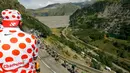 Sekelompok Pengendara nampak beristirahat pada saat gelaran Tour de France, pegunungan Alpen, Perancis, Kamis (23/7/2015). Ajang balap sepeda bergengsi, Tour De France, telah memasuki fase akhir. (REUTERS/Stefano Rellandini)