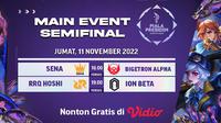 Nonton Gratis di Vidio, Semifinal Mobile Legends Bang Bang Piala Presiden eSports Jumat 11 November