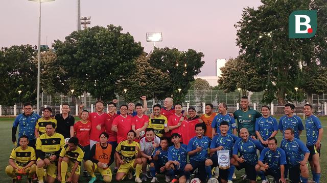 PSSI Pers Vs Media Vietnam di Lapangan C Komplek Gelora Bung Karno Jakarta