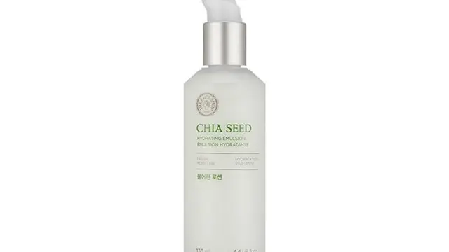 The Face Shop Chia Seed Hydrating Emulsion/Pinterest