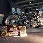 Motor kustom bernama “Deeva” yang menggunakan basis motor Harley-Davidson JD lansiran 1920 garapan Mirko Perugini dari Gallery Motorcyles dinobatkan sebagai The Greatest Bike Suryanation Motorland Custom Contest. (ist)